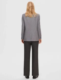 SLFSASJA WOOL BLAZER B - Enkeltradede blazere
