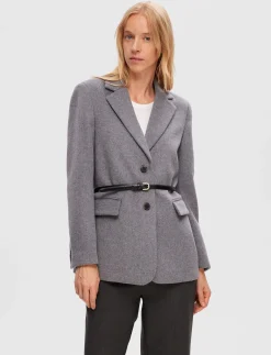 SLFSASJA WOOL BLAZER B - Enkeltradede blazere