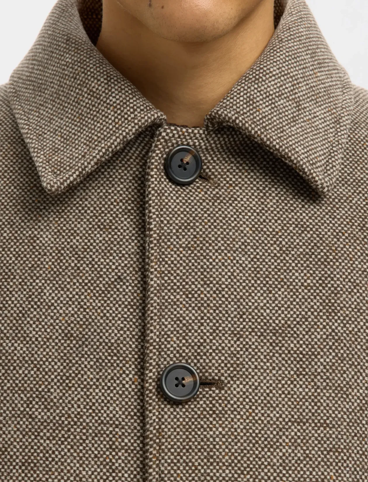 SLHARCHIVE WOOL BLEND CAR COAT - Uldfrakker