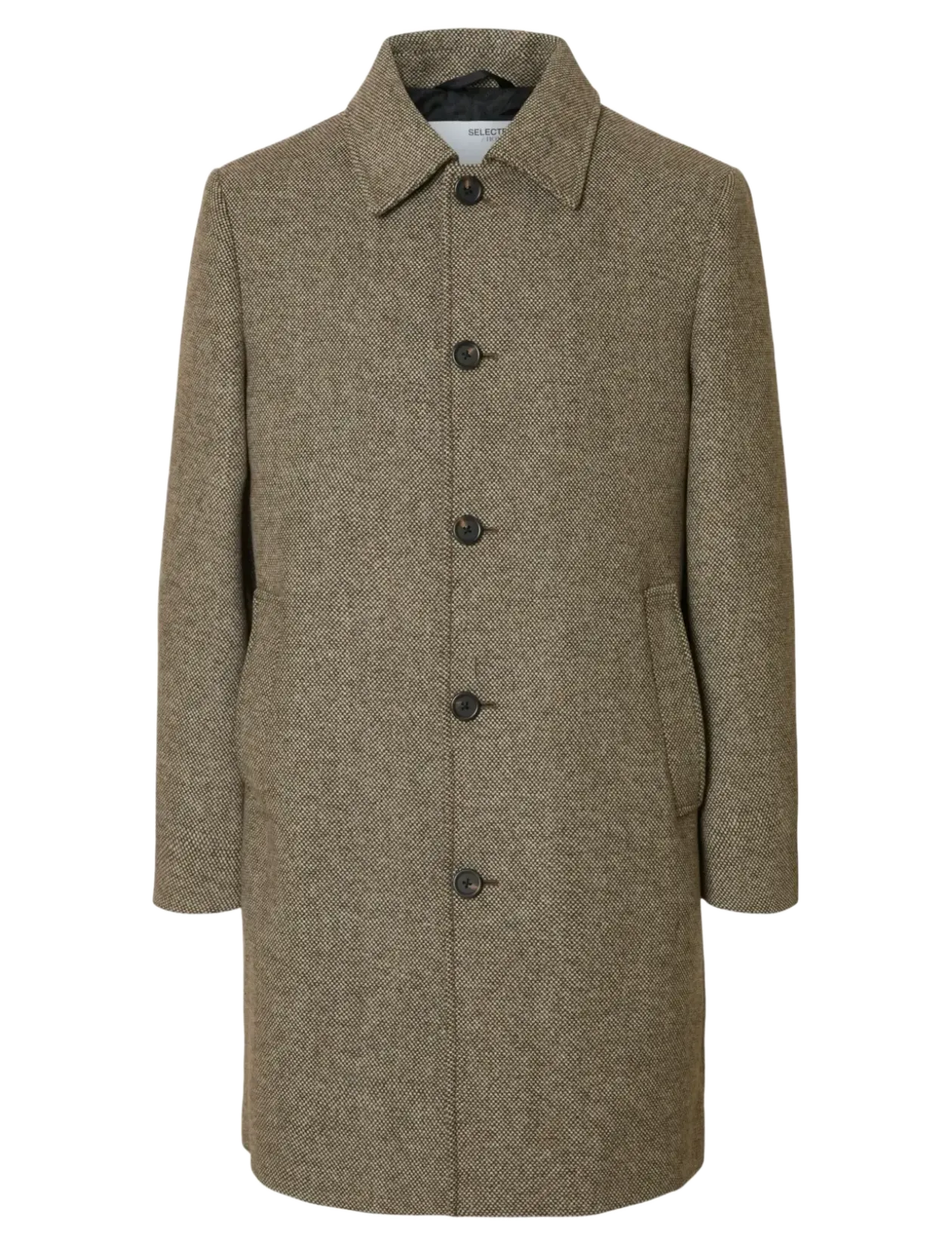 SLHARCHIVE WOOL BLEND CAR COAT - Uldfrakker