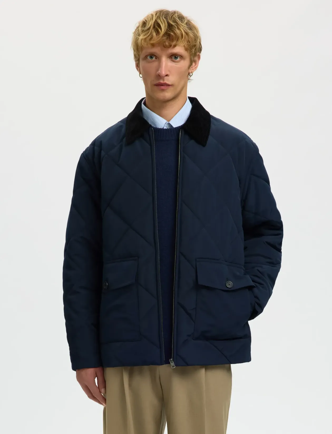 SLHCARLOS QUILTED JKT - Quiltede