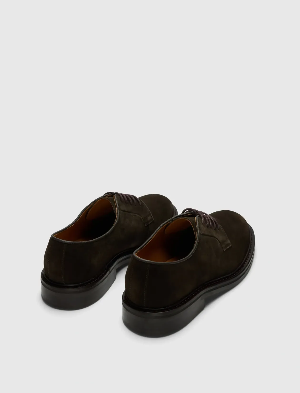 SLHCARTER SUEDE BLUCHER SHOE - Derby sko