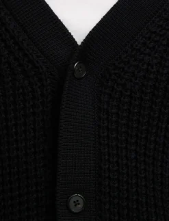 SLHDERECK LS KNIT STRUC RELAXED CARDIGAN - Cardigans
