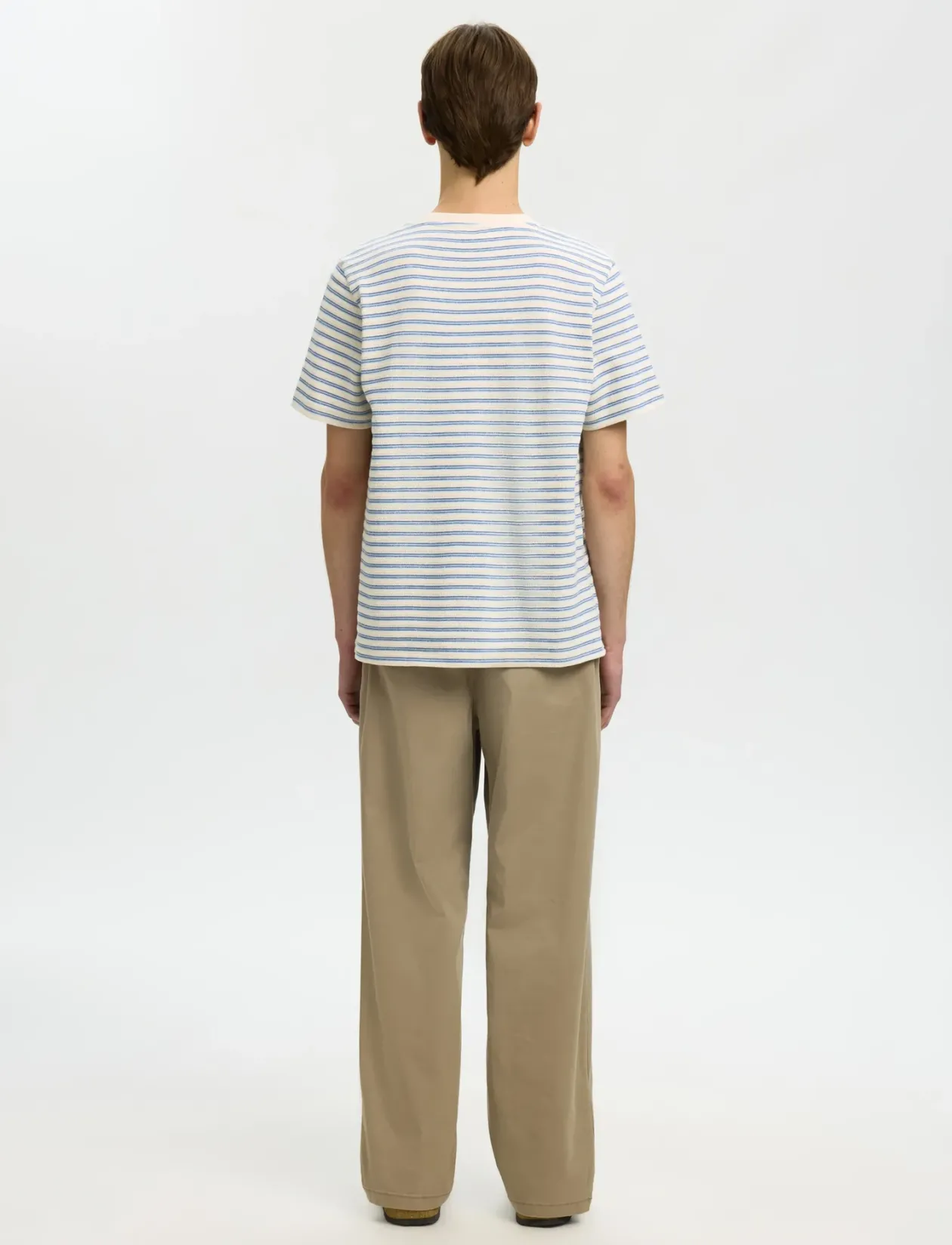 SLHKEVIN STRIPE SS O-NECK TEE - T-Shirts