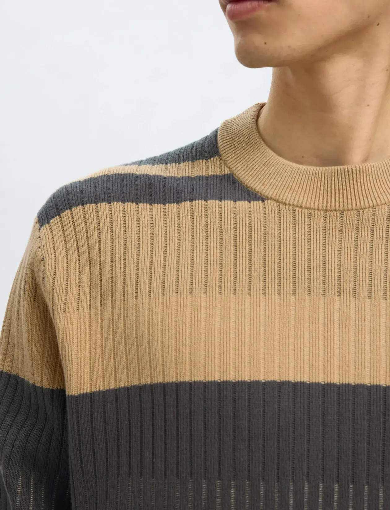 SLHMALTE LS KNIT RELAXED CREW NECK - Rund hals
