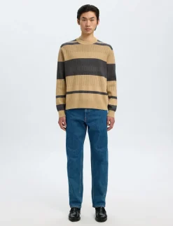 SLHMALTE LS KNIT RELAXED CREW NECK - Rund hals
