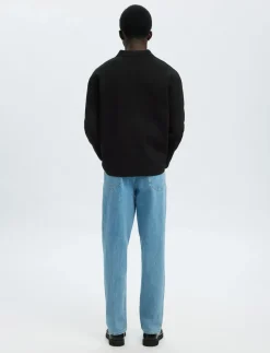 SLHMIKE LIGHT RELAXED POLO CARDIGAN NOOS - Cardigans