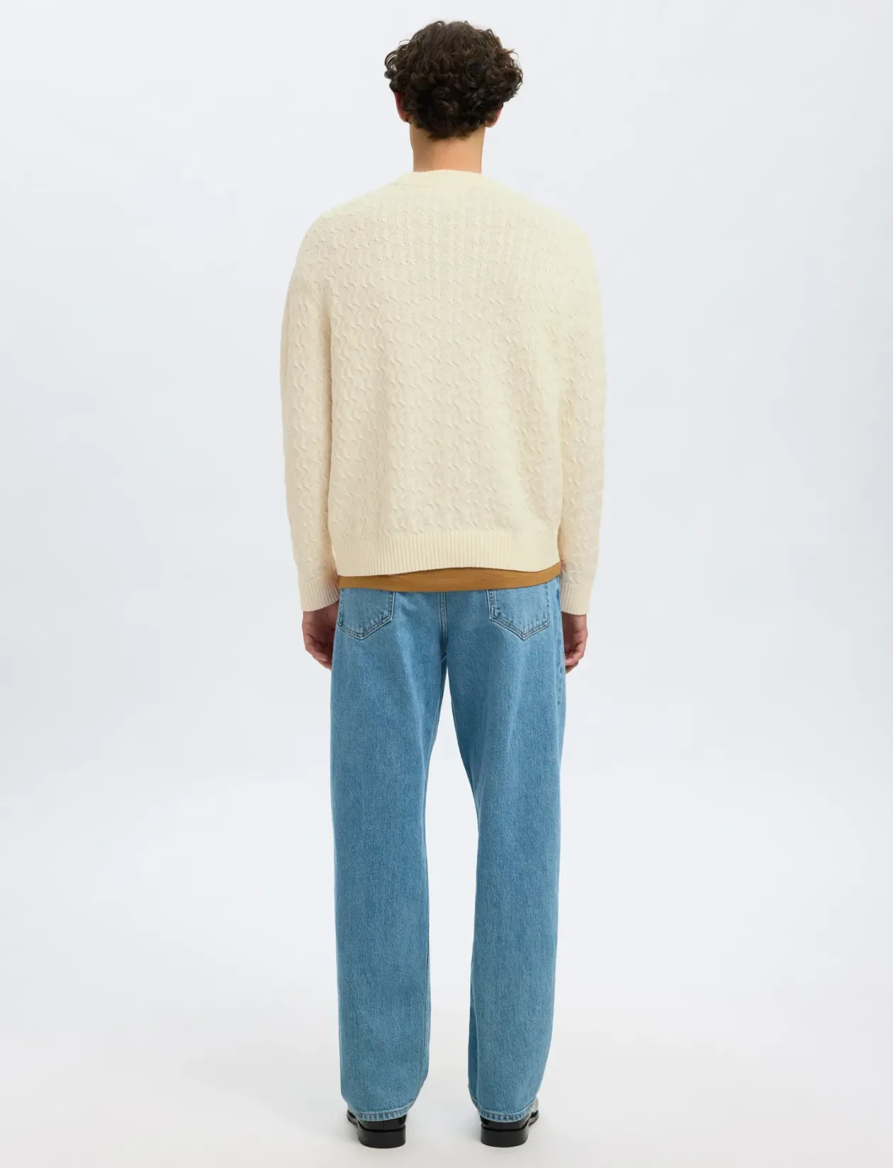 SLHPHILIP LS KNIT RELAXED CREW NECK - Rund hals
