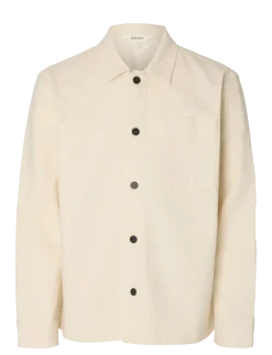 SLHREGULAR-JAKE SUM ECRU 611 DNM OVS - Jakker og frakker