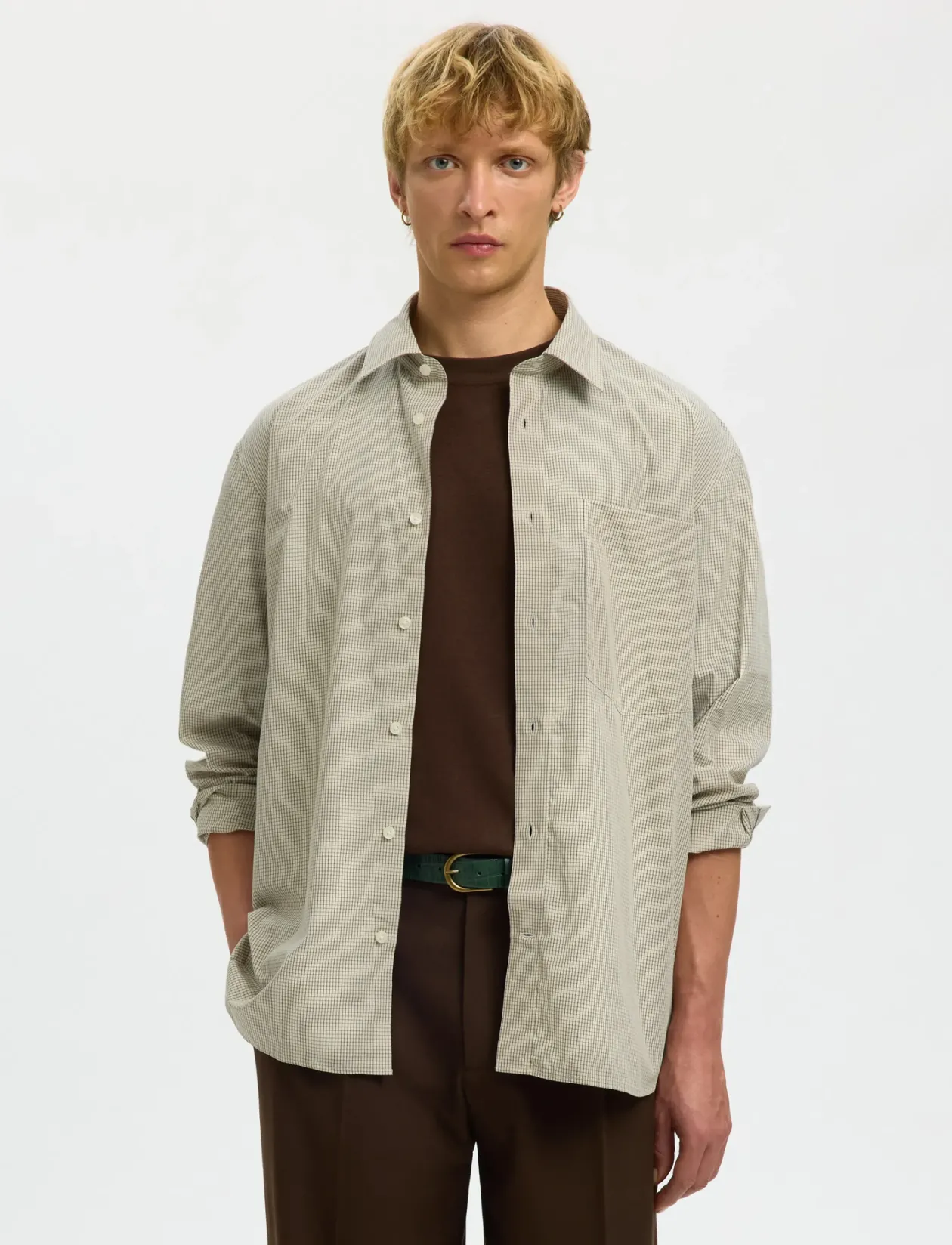 SLHRLXLARRY LS SHIRT - Ternede skjorter
