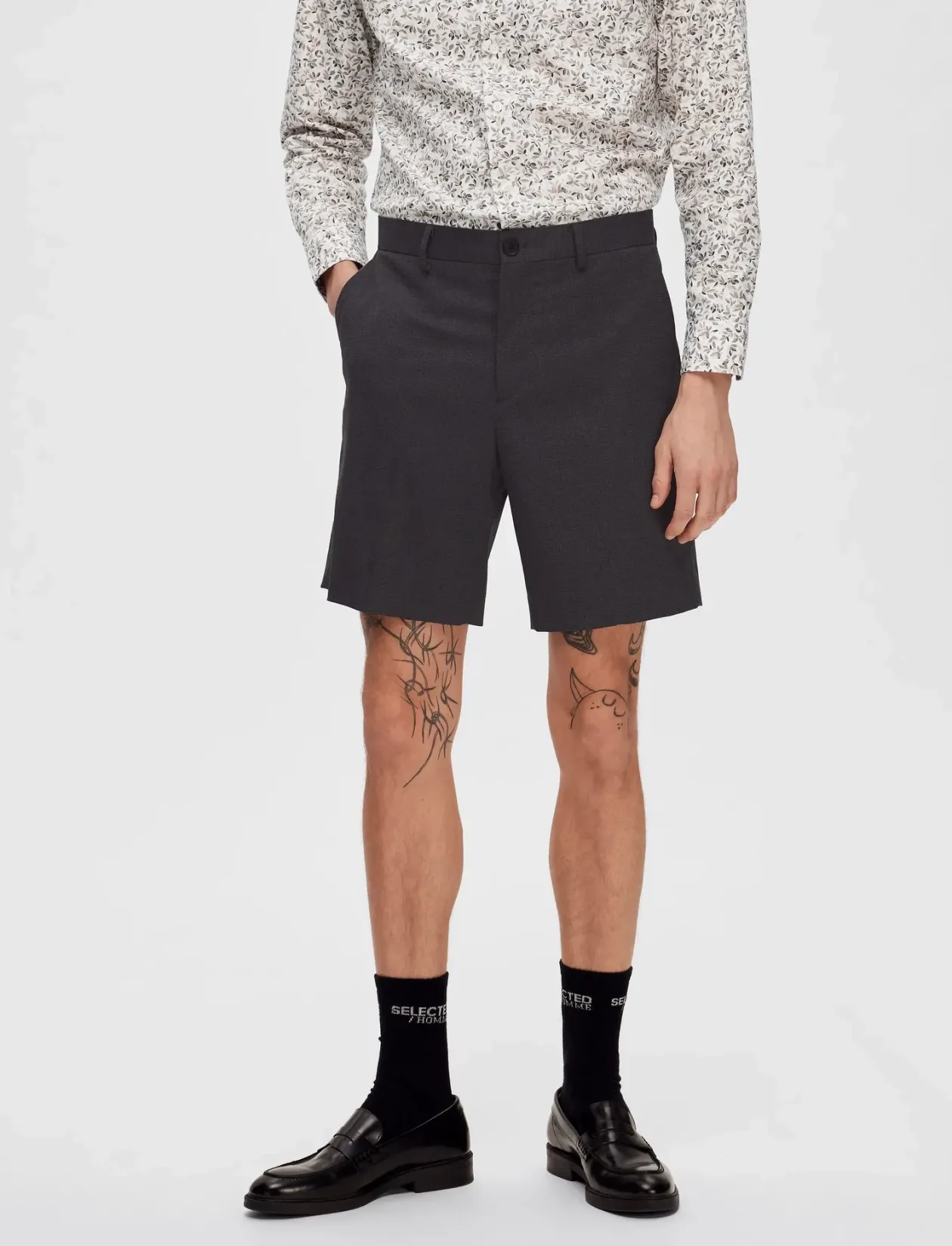 SLHSLIM-ADAM SHORTS B - Chinos shorts
