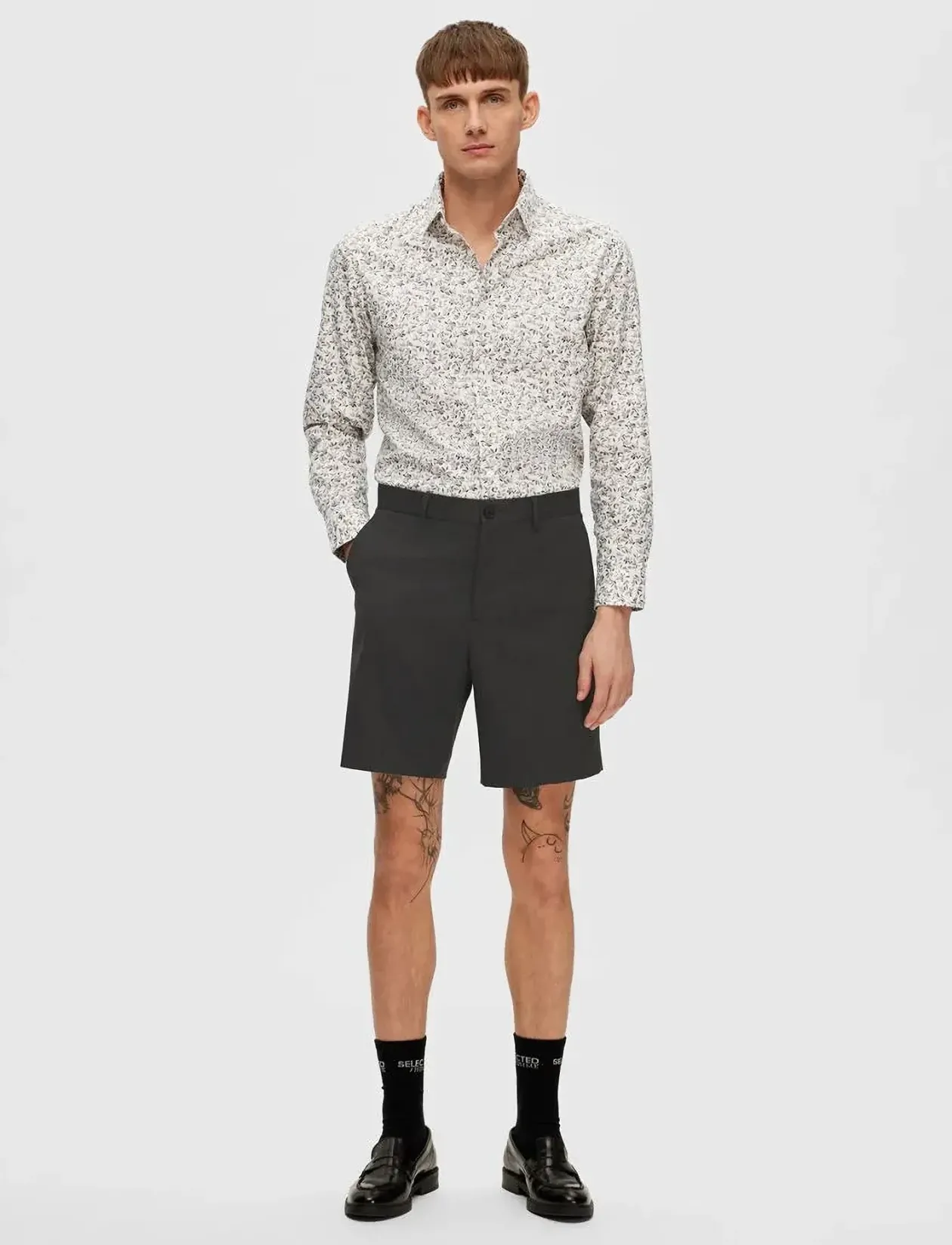 SLHSLIM-ADAM SHORTS B - Chinos shorts