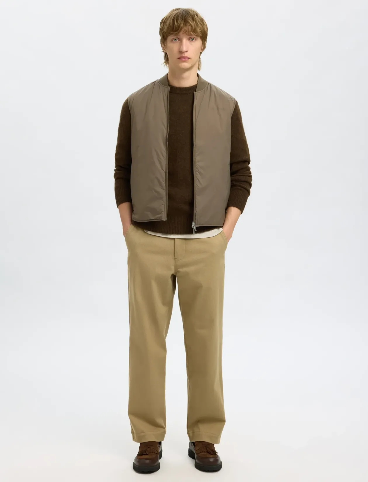 SLHTHOMAS GILET NOOS - Veste