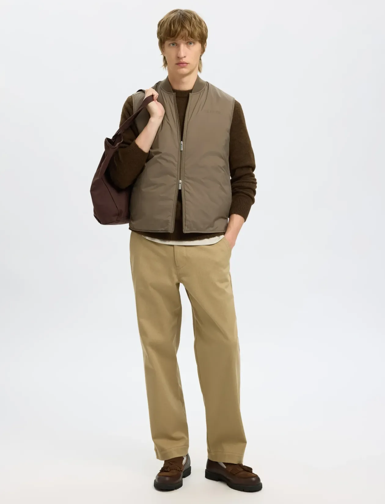 SLHTHOMAS GILET NOOS - Veste
