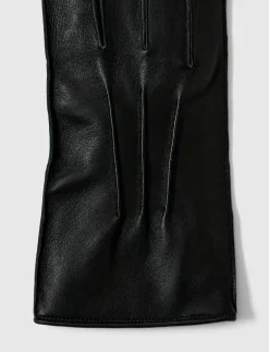 SLHZAIN LEATHER GLOVES - Fingerhandsker