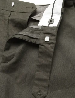 Slim-fit lyocell linen trousers - Hørbukser