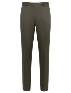 Slim-fit lyocell linen trousers - Hørbukser