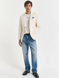 SLIM SEERSUCKER SUIT JACKET - Enkeltradede blazere