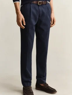 SLIM SMART COT/LYOCELL PANTS - Habitbukser
