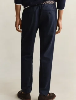 SLIM SMART COT/LYOCELL PANTS - Habitbukser