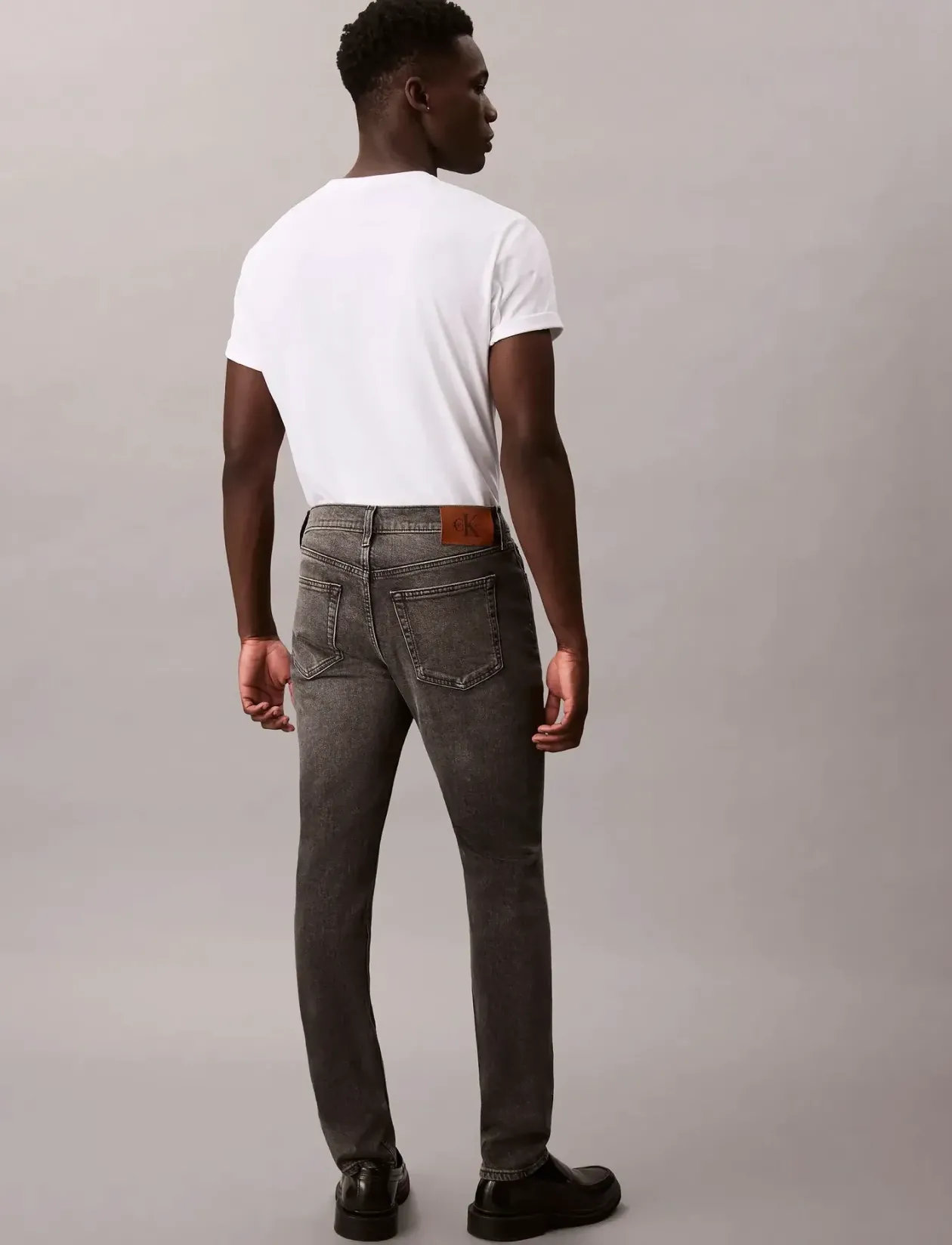 SLIM TAPER HEARST GREY JEAN - Slim jeans
