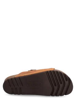 SL JULIEN LEATHER COGNAC - Sandaler