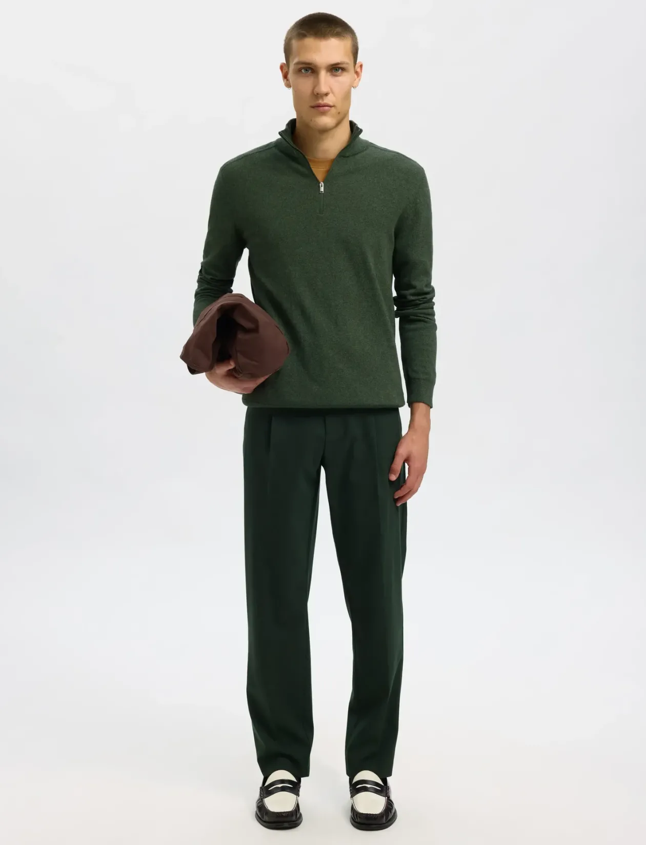 SLMBERG LS HALF ZIP NOOS - Half zip-trøjer