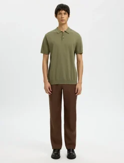 SLMBERG SS KNIT POLO NOOS - Kortærmede poloer