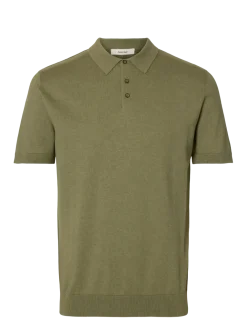 SLMBERG SS KNIT POLO NOOS - Kortærmede poloer