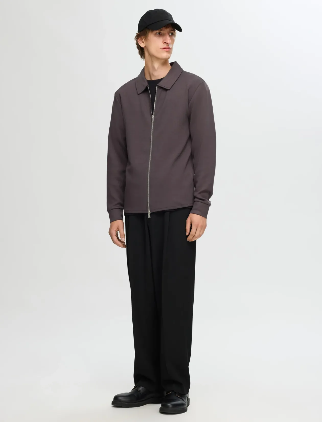 SLMEMANUEL SOFT FULL ZIP SWEAT NOOS - Sweatshirts