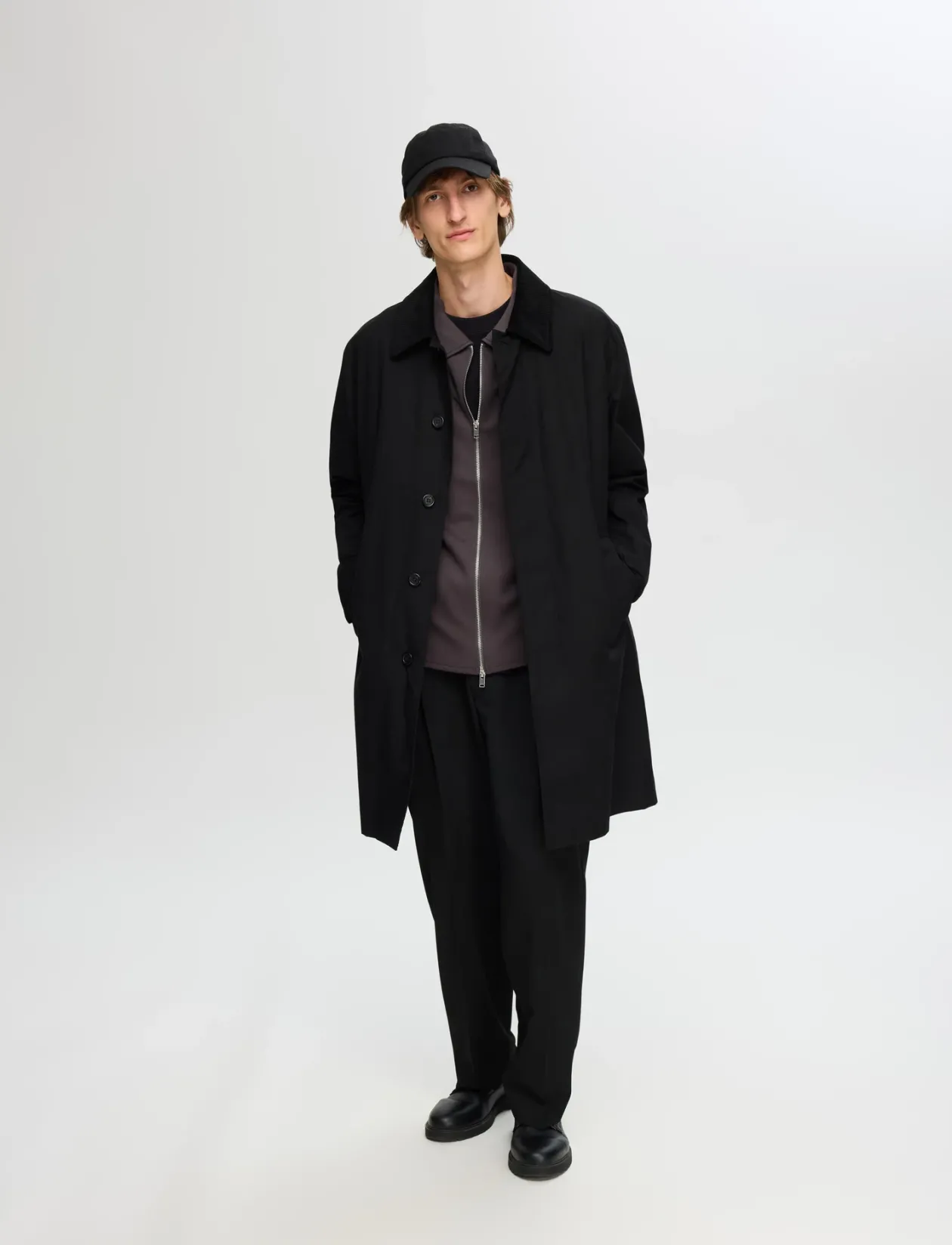 SLMEMANUEL SOFT FULL ZIP SWEAT NOOS - Sweatshirts