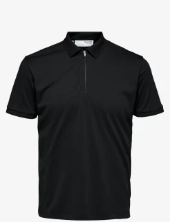 SLMFAVE ZIP SS POLO NOOS - Kortærmede