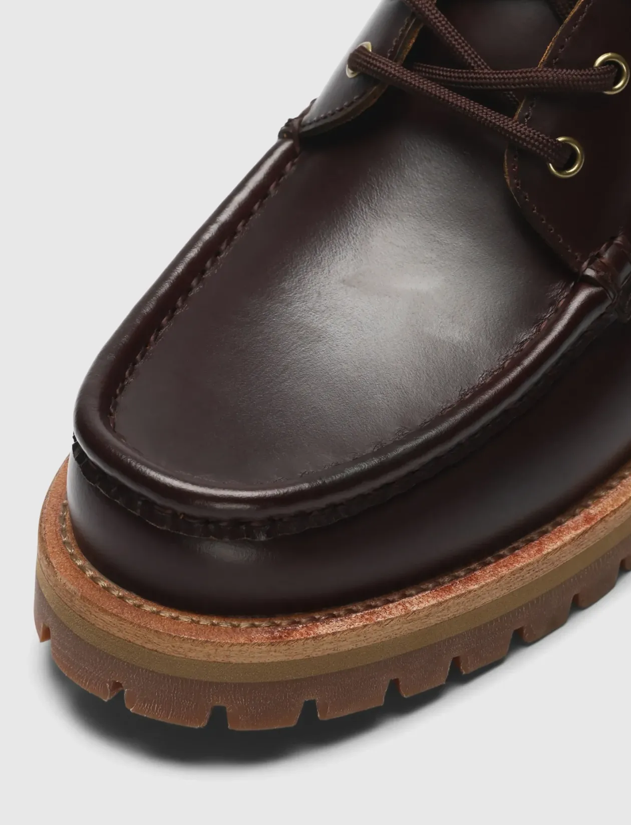 SLMHOLGER LEATHER BOAT SHOE - Sejlersko