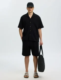 SLMRELAXSONNY WAFFLE SS OVERSHIRT - Kortærmede