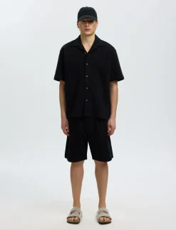 SLMRELAXSONNY WAFFLE SS OVERSHIRT - Kortærmede