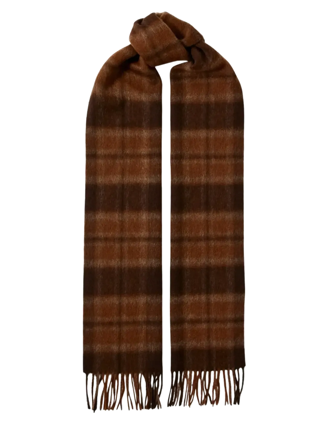 SLMTOPE WOOL CHECK SCARF - Halstørklæder