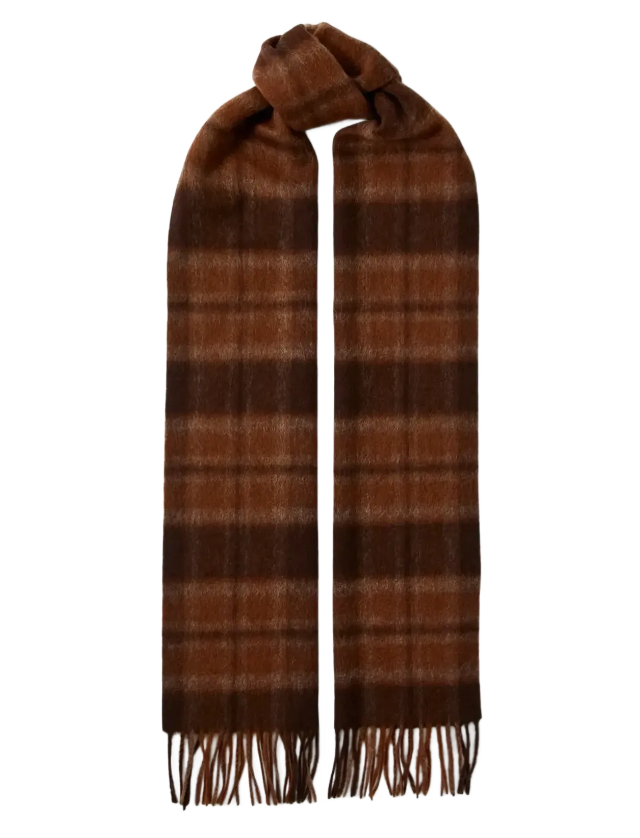 SLMTOPE WOOL CHECK SCARF - Halstørklæder