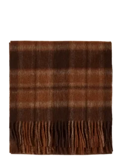 SLMTOPE WOOL CHECK SCARF - Halstørklæder