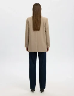 SLWRITA LS RELAXED BLAZER CAMEL MEL NOOS - Enkeltradede blazere