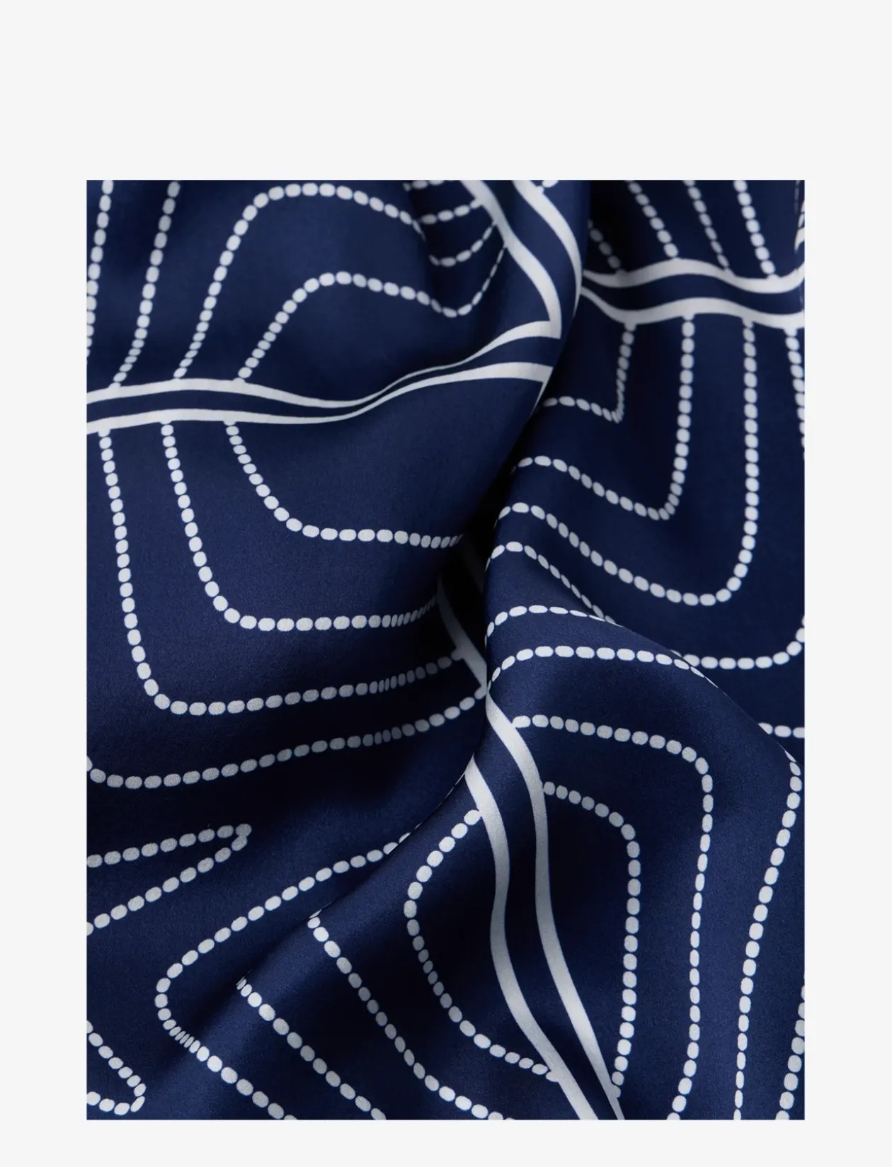 Small Starfish Printed Silk Scarf - Tynde tørklæder