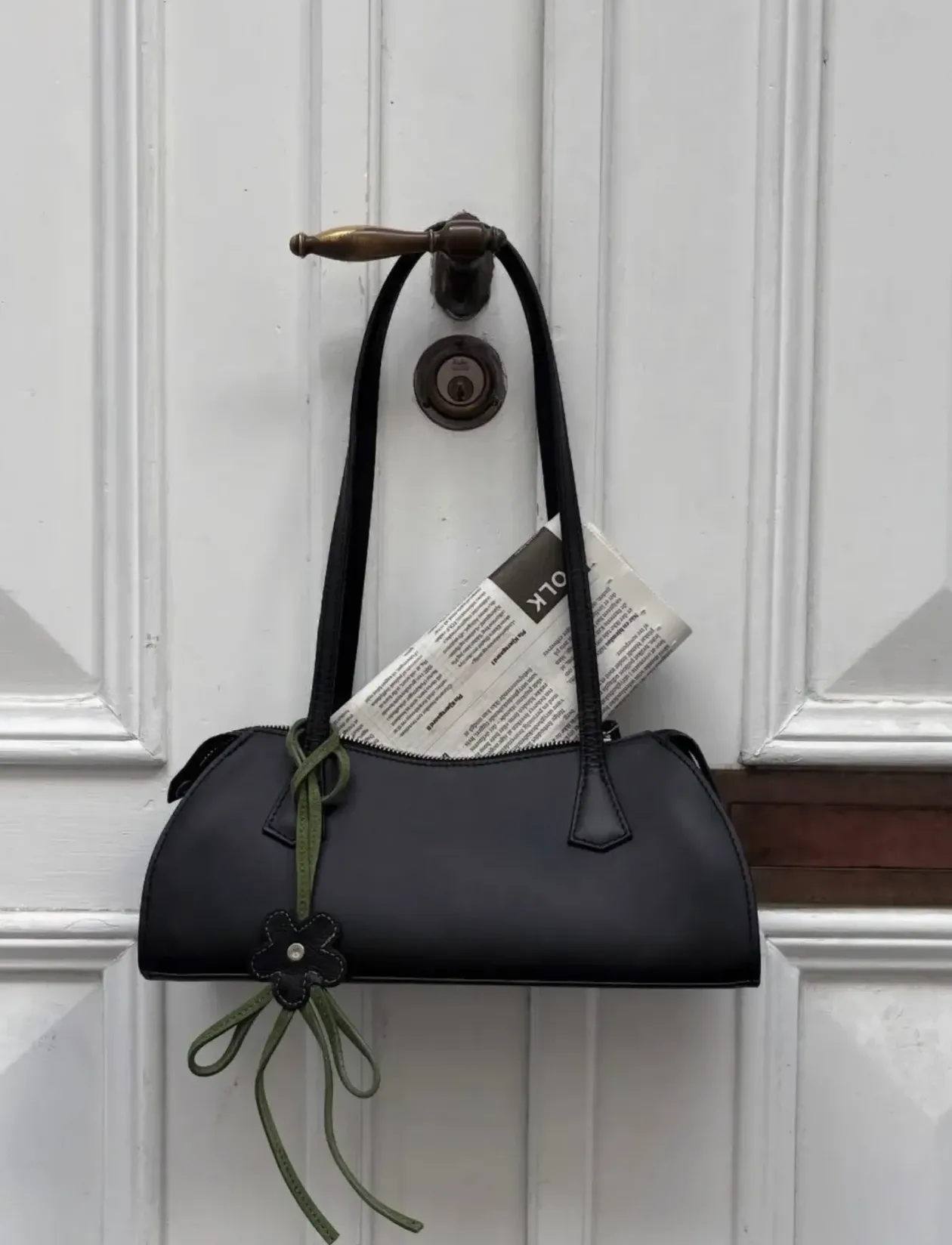 Smooth Babette Bag - Top handle tasker