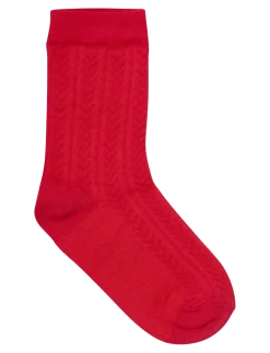 Socks w. knit (5-pack) - Børn