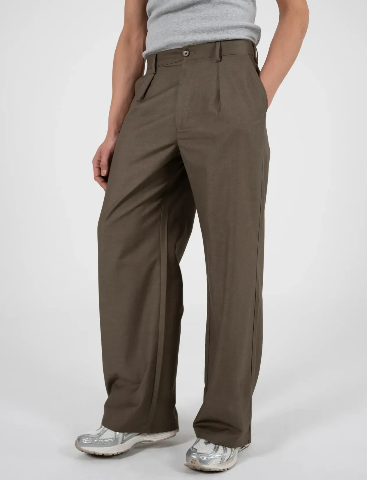 SoHo Pleated Pants Vintage Khaki - Casual