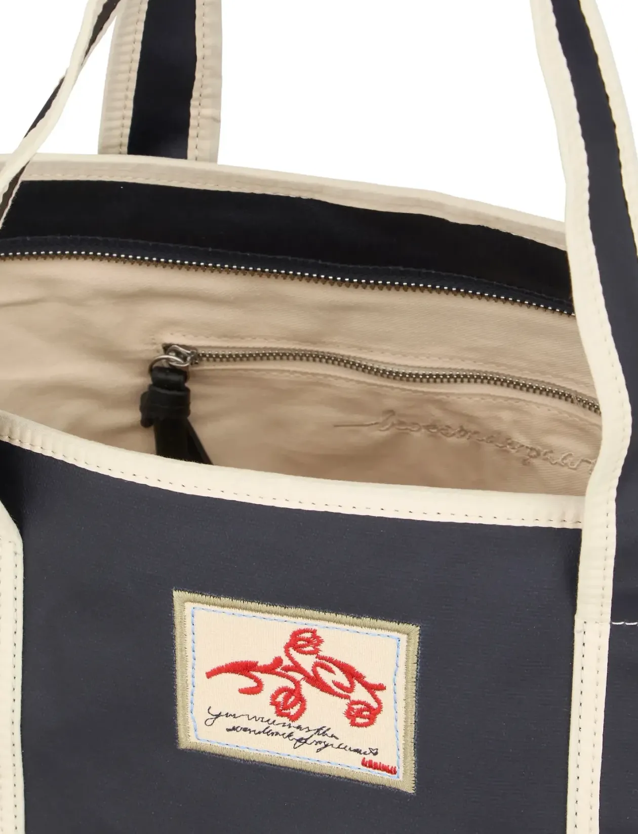 Solid Coated Aubrey Bag - Tote Bags