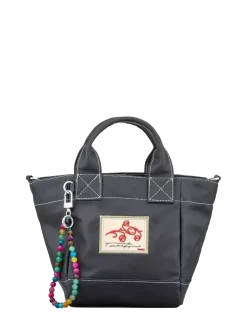 Solid Coated Gabby Bag - Tote Bags