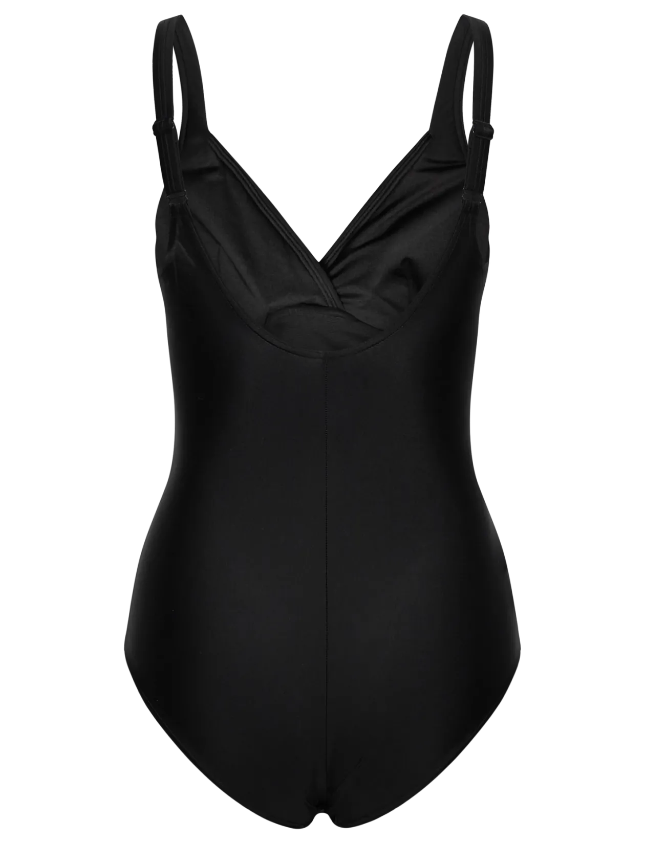Solid Cross Knot Swimsuit - Badedragter