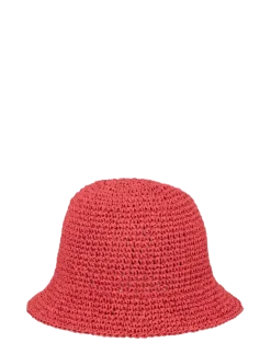 Solid Saverina Straw Hat - Stråhatte