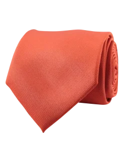 Solid Silk Tie - Slips