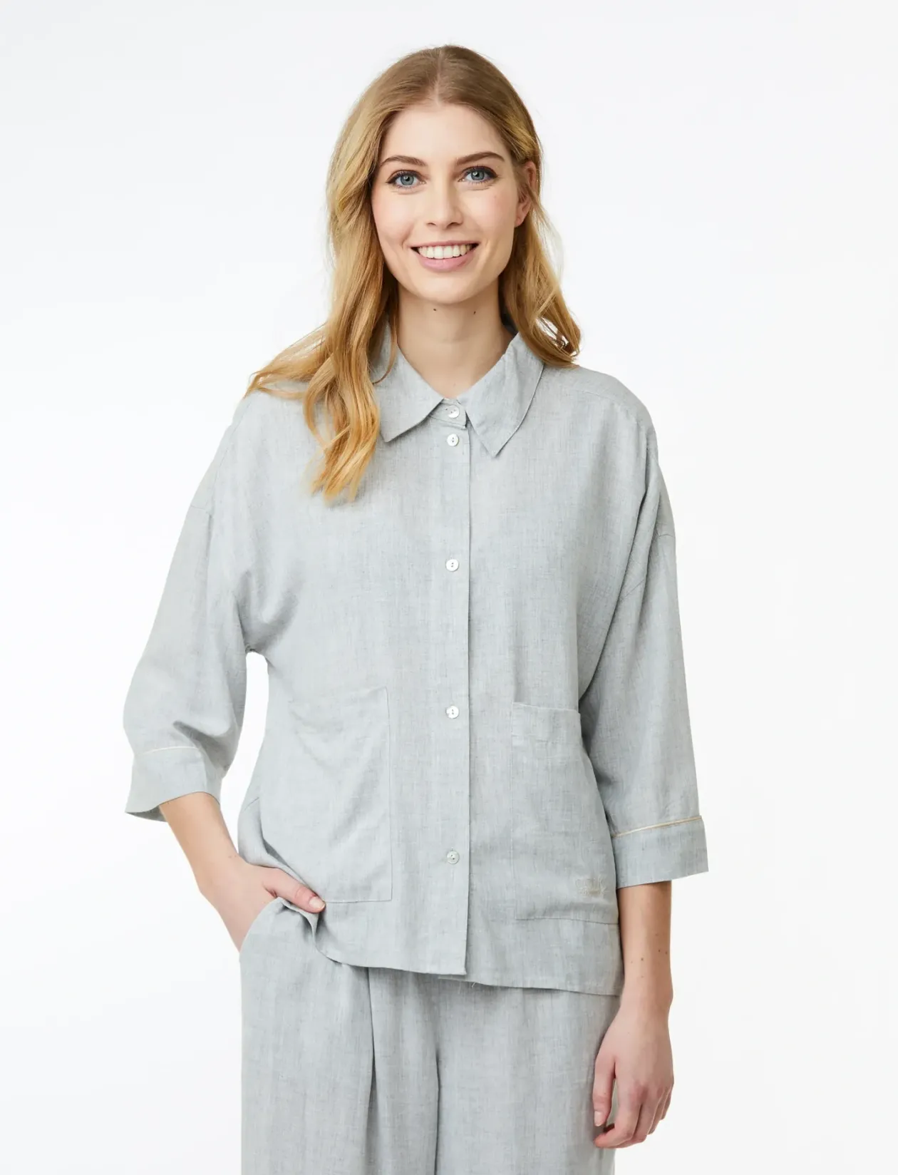 Sonja Pajamas Shirt - Hørskjorter