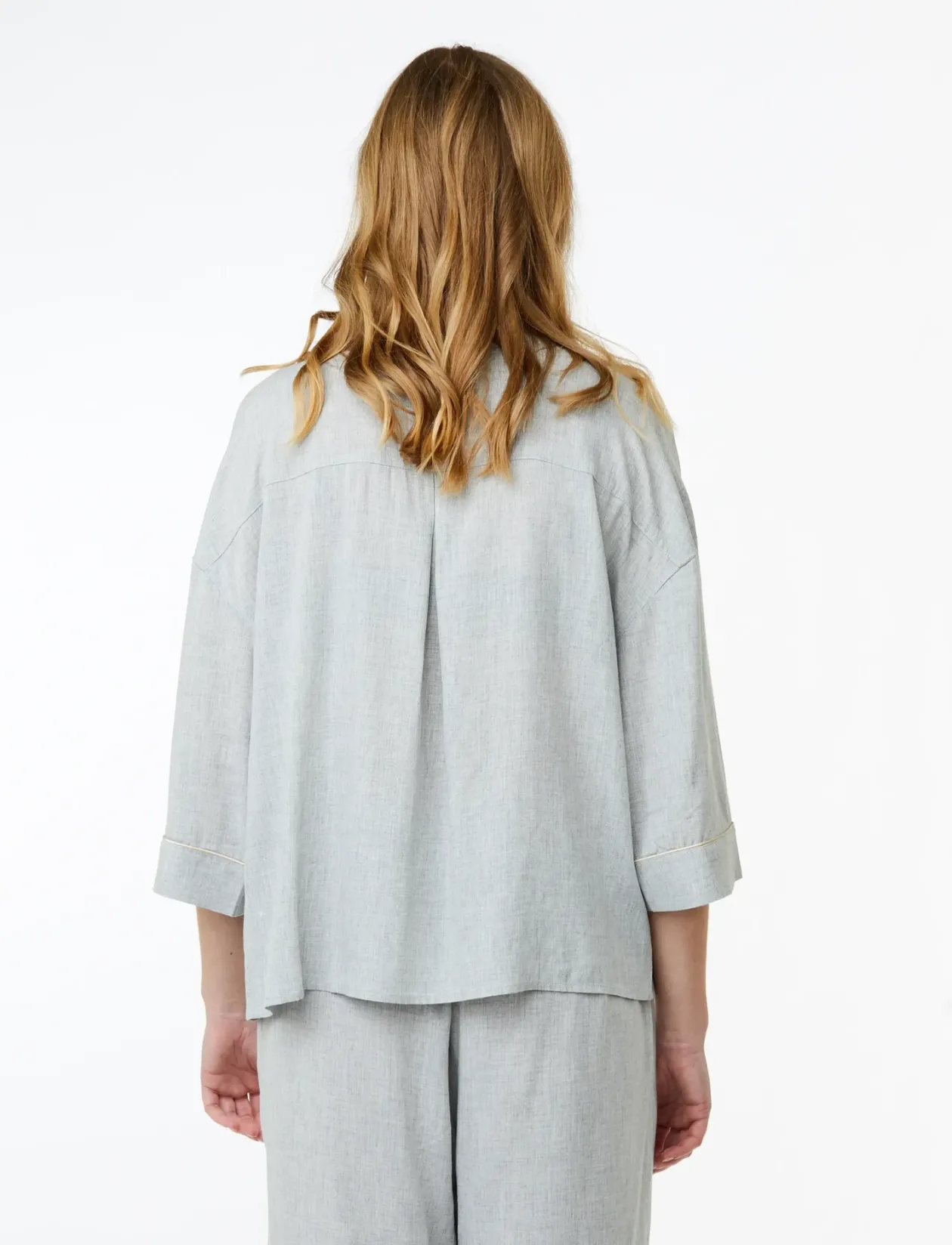Sonja Pajamas Shirt - Hørskjorter